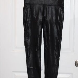 SPANXshape Faux Leather Leggings